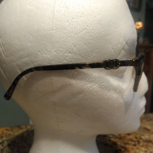 Oleg Cassini OCO354 Women's Eyeglasses Black Brown Frame 54-16-135 with Case - Picture 5 of 11